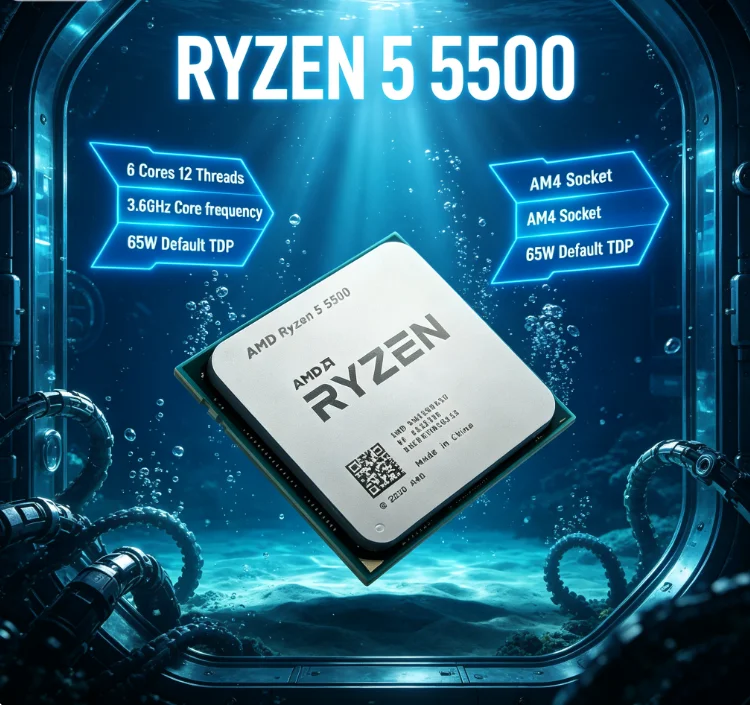 Pc Gaming Ryzen 5 - Procesador AMD Ryzen 5 5500 R5