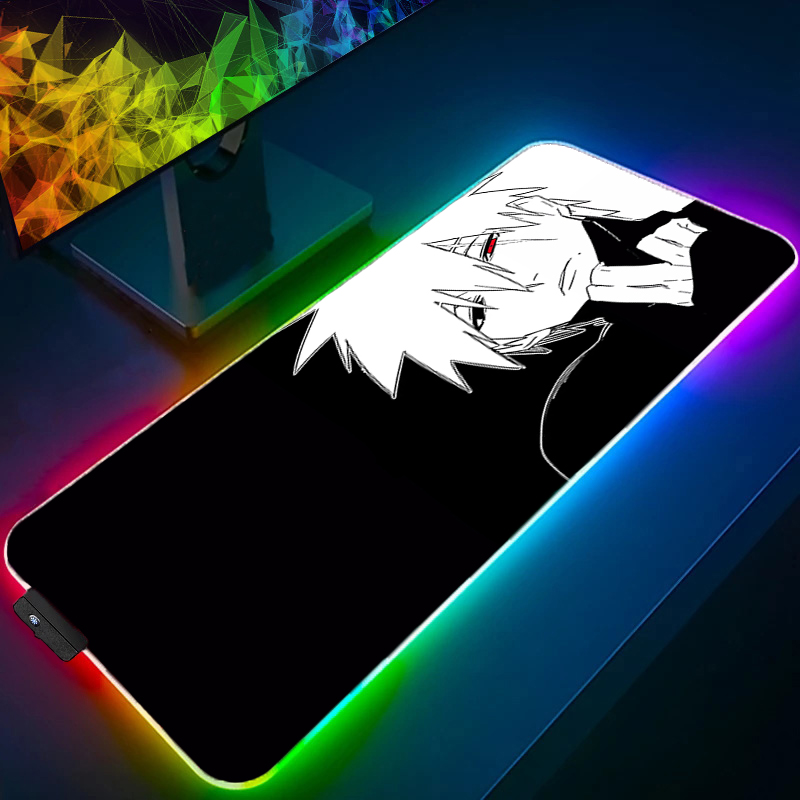 Pc Gaming Naruto - Alfombrilla de ratón RGB Naruto Kakashi