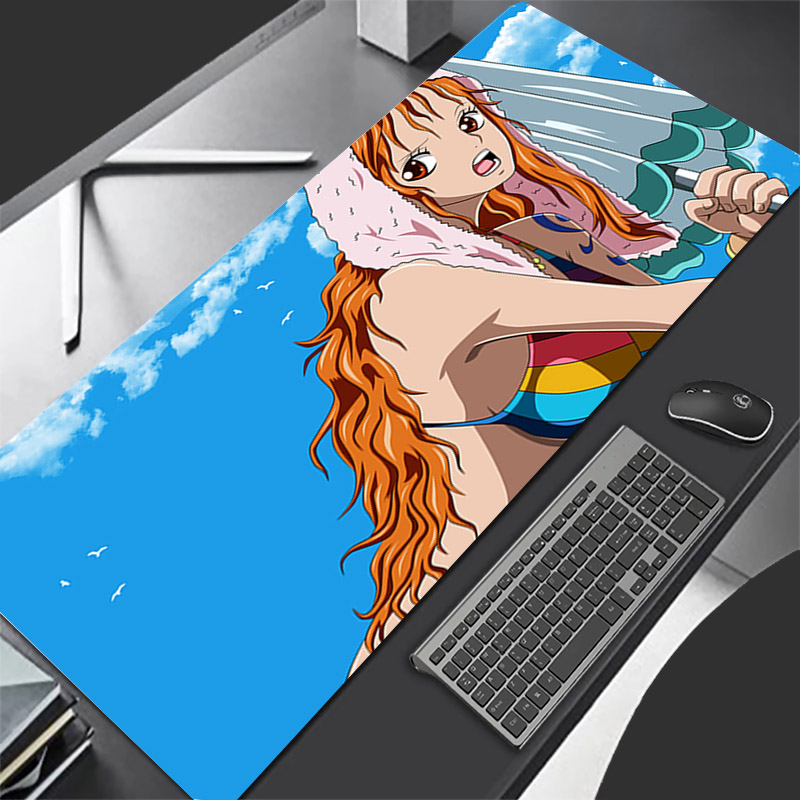 Pc Gaming Anime - Alfombrilla de Ratón One Piece, Duradera,