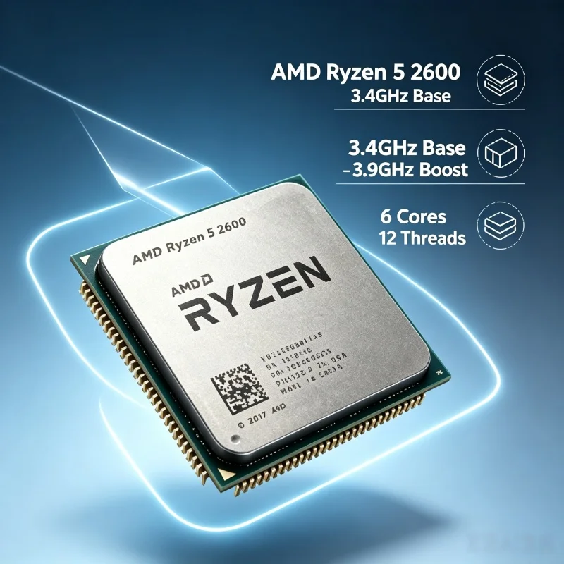 Pc Gaming Entry - Procesador Universal con zócalo AM4 Ryzen