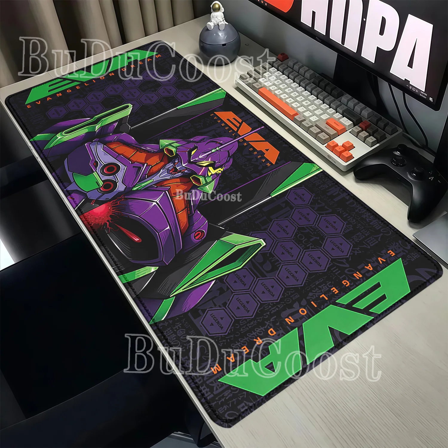 Pc Gaming Evangelion - Alfombrilla de ratón Evangelione EVA 01,