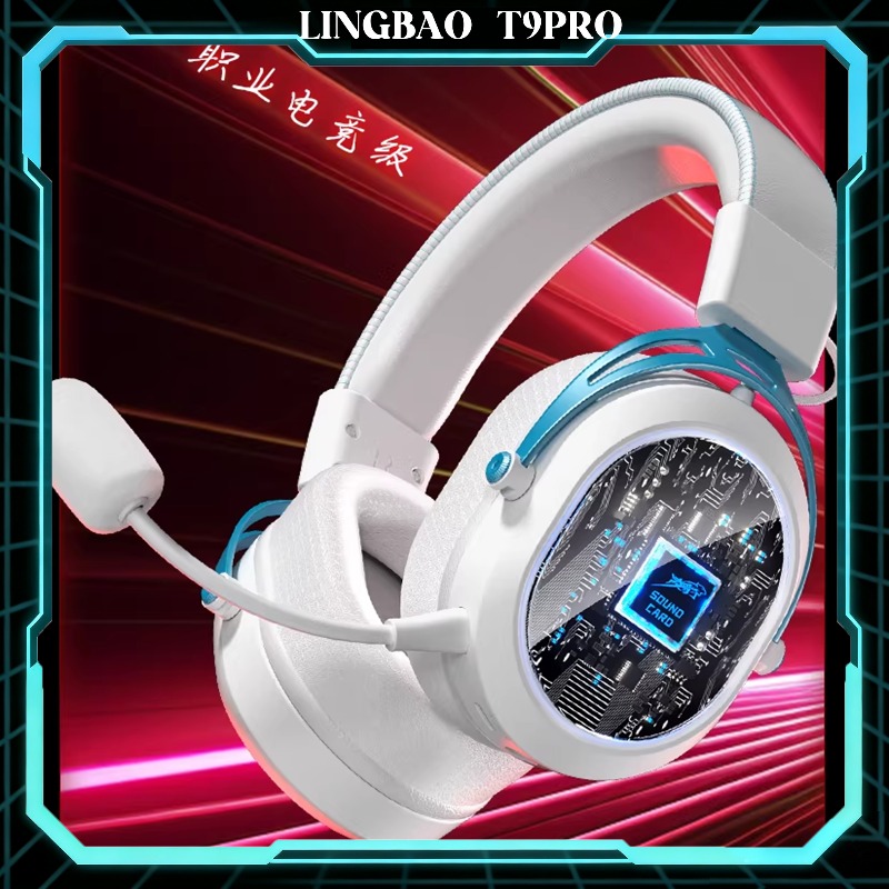 Pc Gaming Cs2 - Auriculares Inalámbricos para Juegos Lingbao T9Pro,
