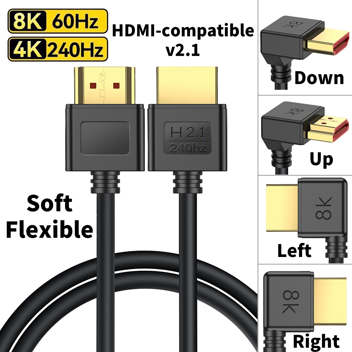 Pc Zotac Gaming - Cable 2,1 compatible con HDMI, ángulo