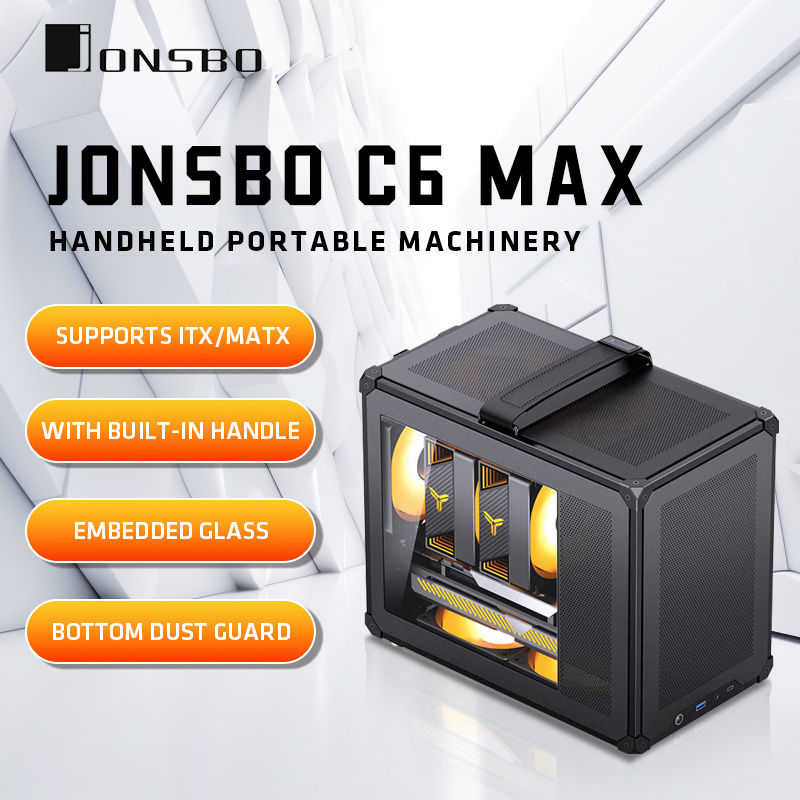 Pc Gaming Center - JONSBO C6 MAX Estuche MATX con