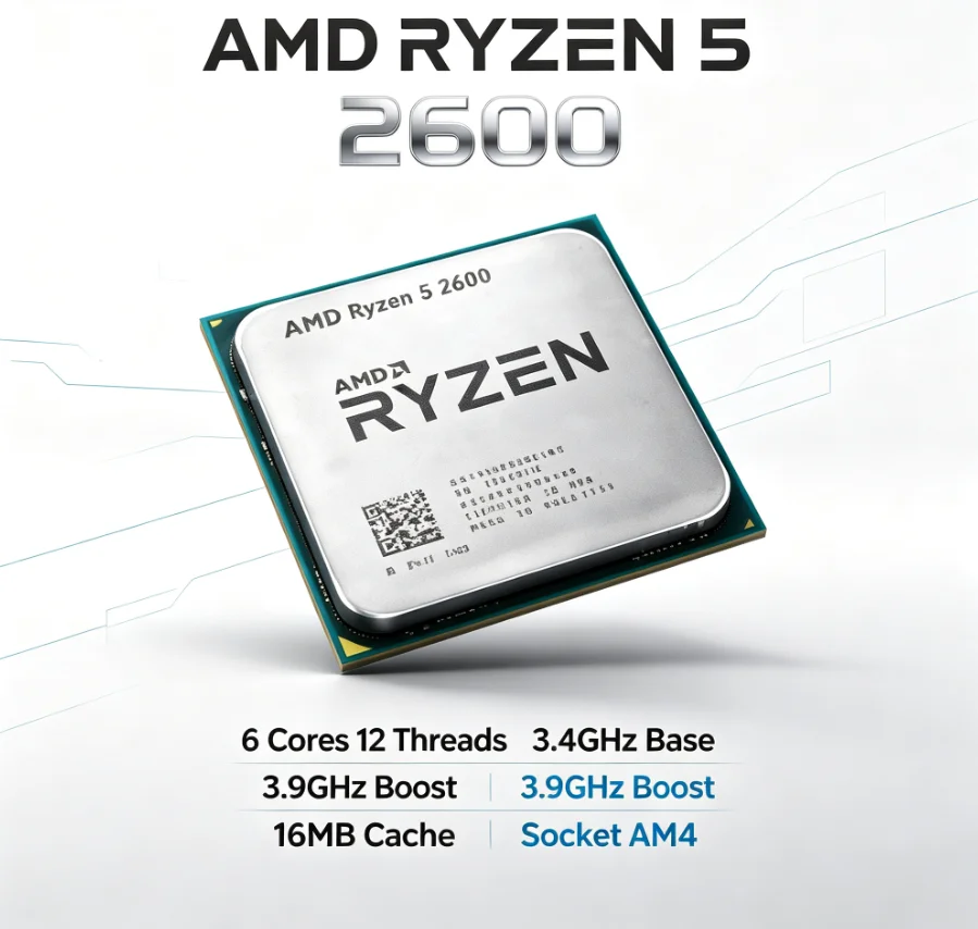 Pc Gaming Entry - CPU AMD Ryzen 5 2600 R5