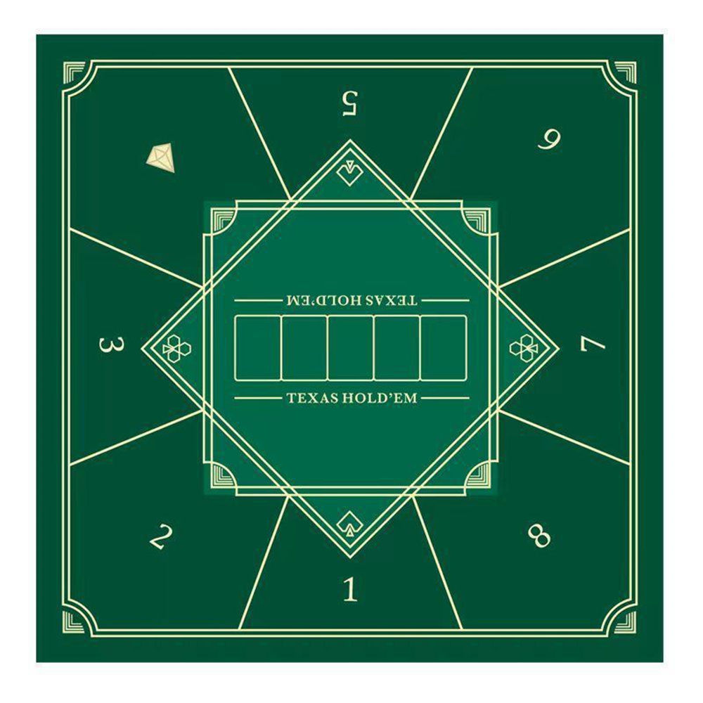Gaming Desk Mat - Tapete de Póker Texas Hold'em Engrosado,