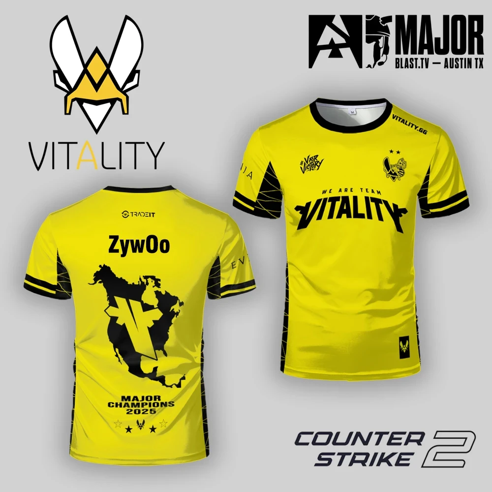 Pc Gaming Cs2 - Camiseta del equipo Vitality CS2 Major