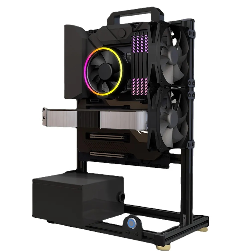Marco de caja de PC abierta MO - Pc Gaming Center reseña y precio