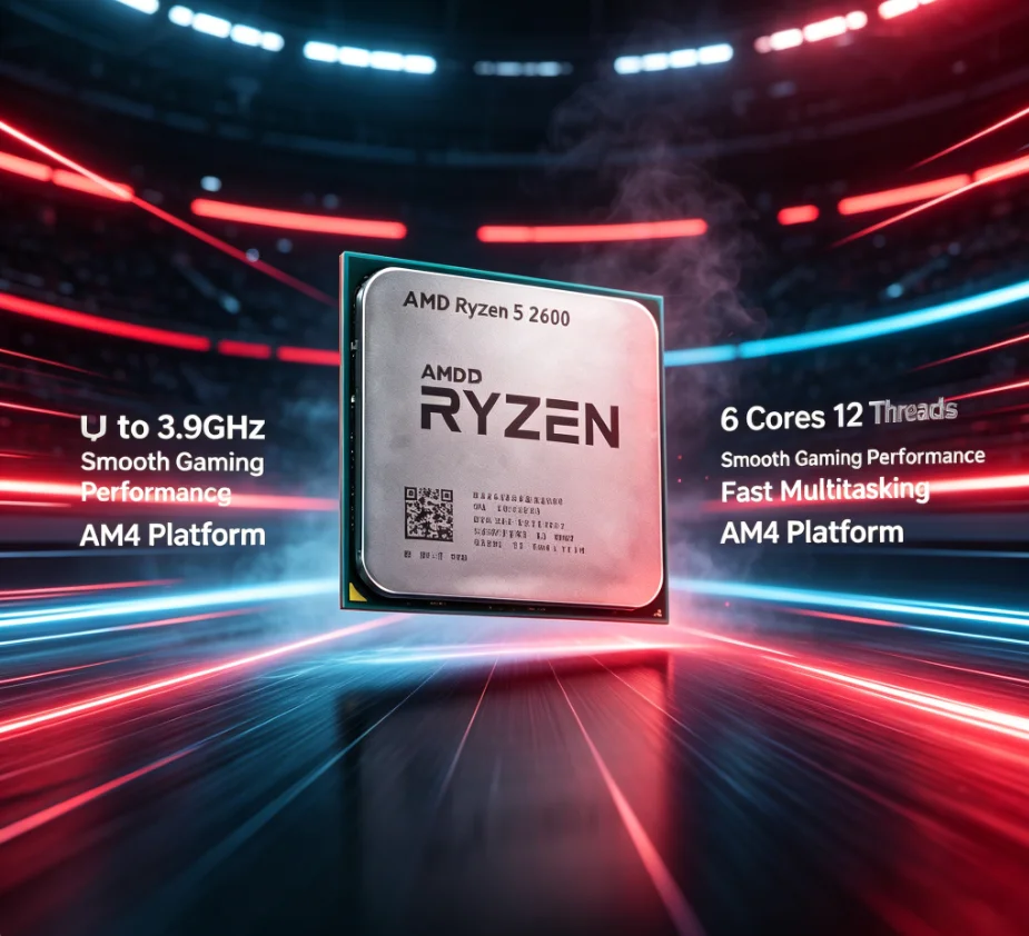 CPU AMD Ryzen 5 2600 de 6 Núcl - Pc Gaming Entry reseña y precio
