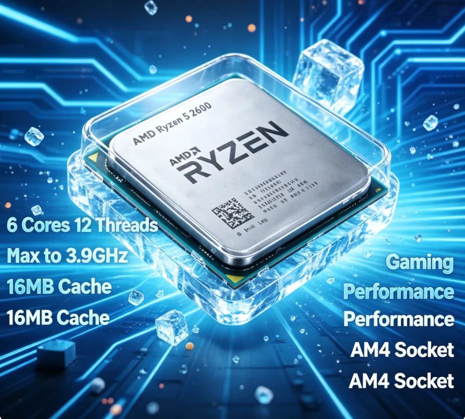 CPU AMD Ryzen 5 2600 de 6 Núcl - Pc Gaming Entry reseña y precio