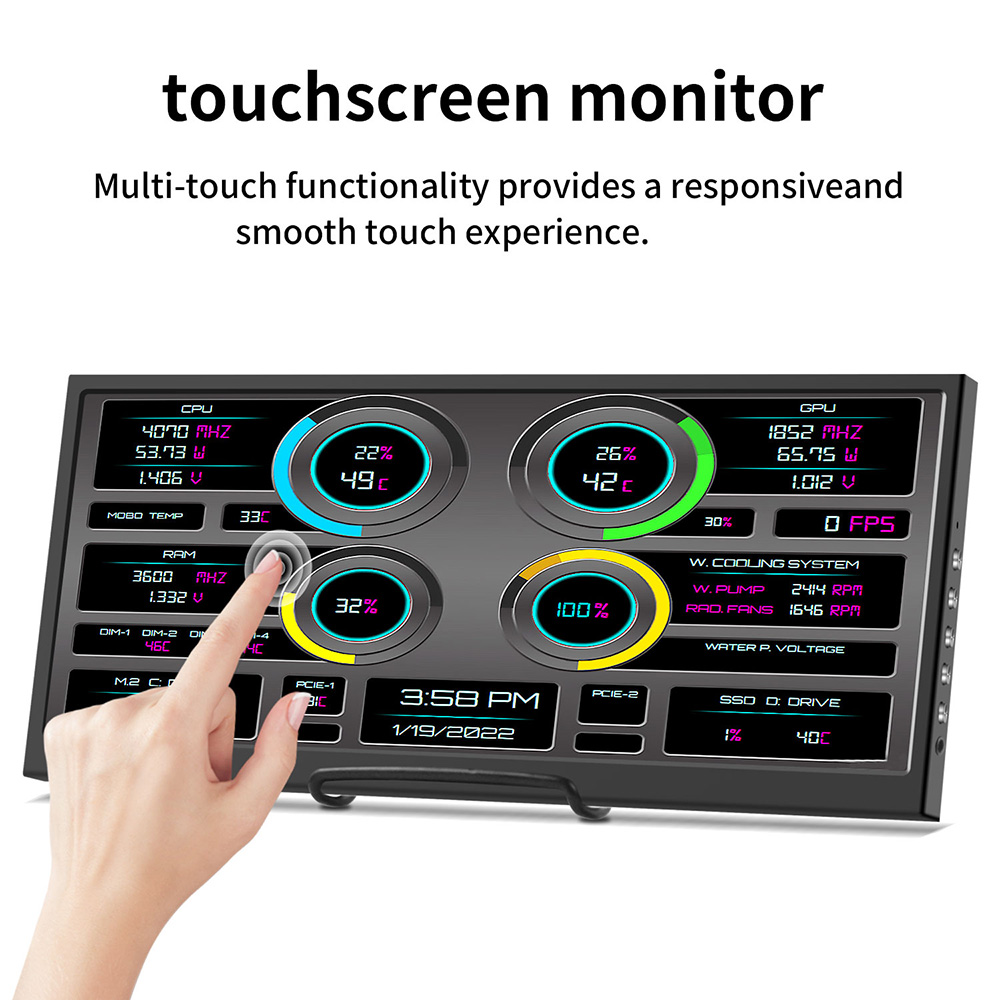Monitor de Pantalla Táctil de  - Pc Zotac Gaming reseña y precio