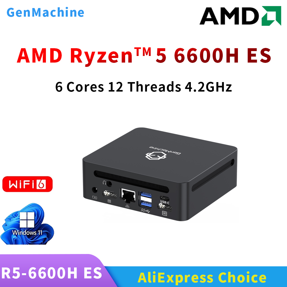 GenMachine Ryzen 5 6600H ES 3, - Pc Gaming Ryzen 5 reseña y precio
