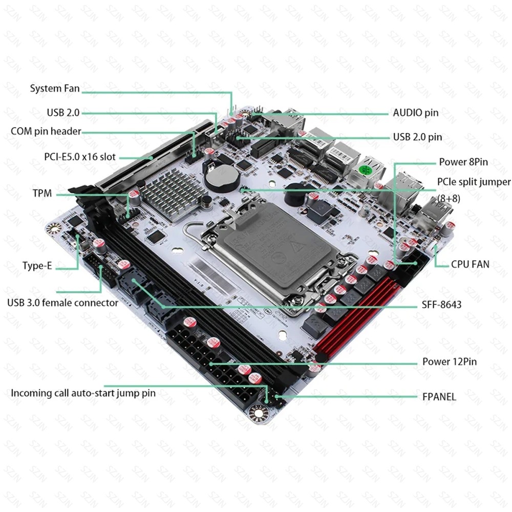 Kit de Placa Base Q670 ITX NAS - Pc Gaming I7 14Th Gen reseña y precio