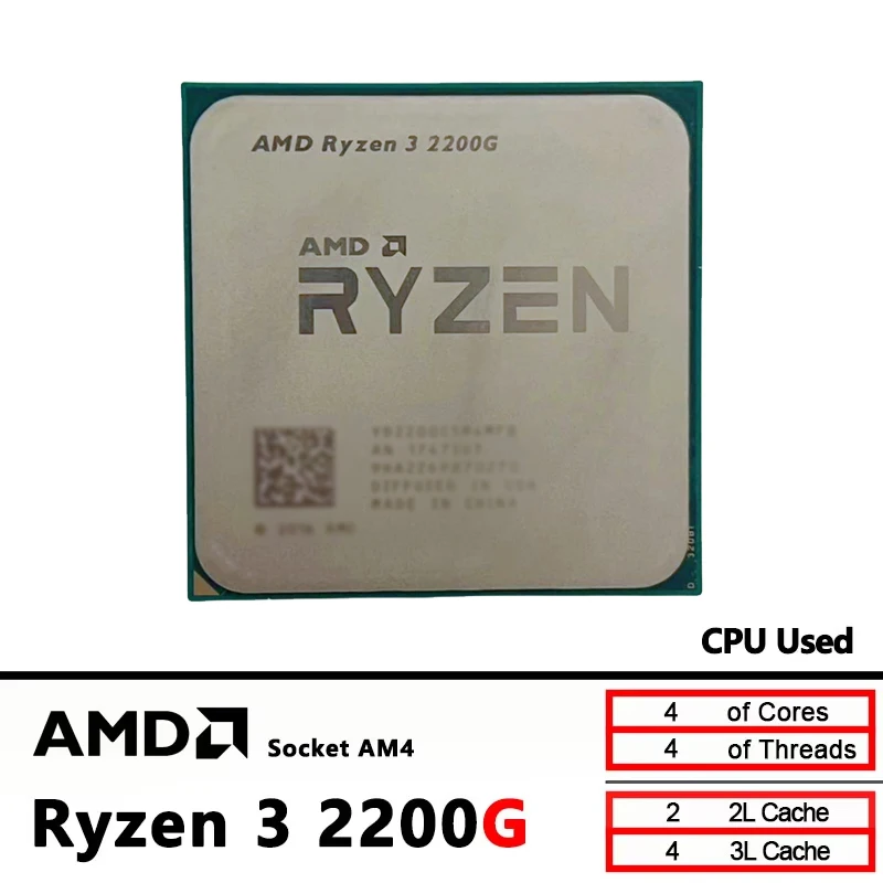 Procesador AMD Ryzen 3 2200G A - Pc Gaming Entry reseña y precio
