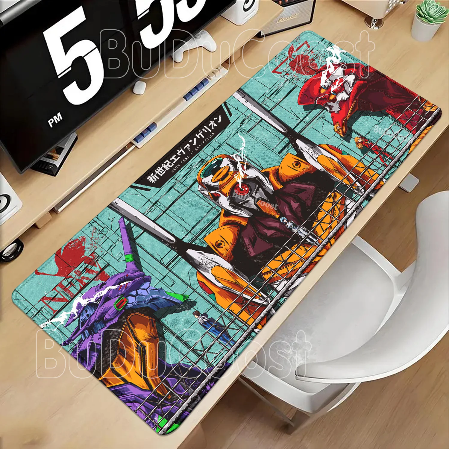 Alfombrilla de ratón grande Ev - Pc Gaming Evangelion reseña y precio