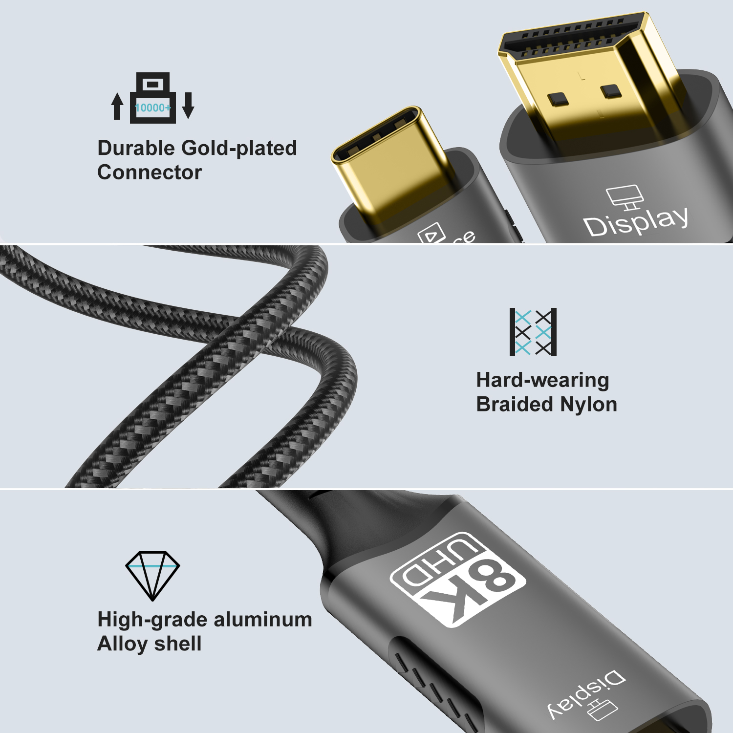 Cable 8K tipo C a HDMI 2,1, 32 - Pc Zotac Gaming reseña y precio