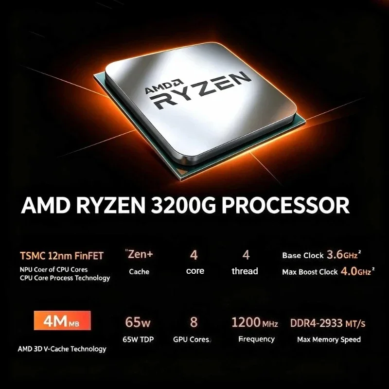 Procesador AMD Ryzen 3 3200G A - Pc Gaming Entry reseña y precio