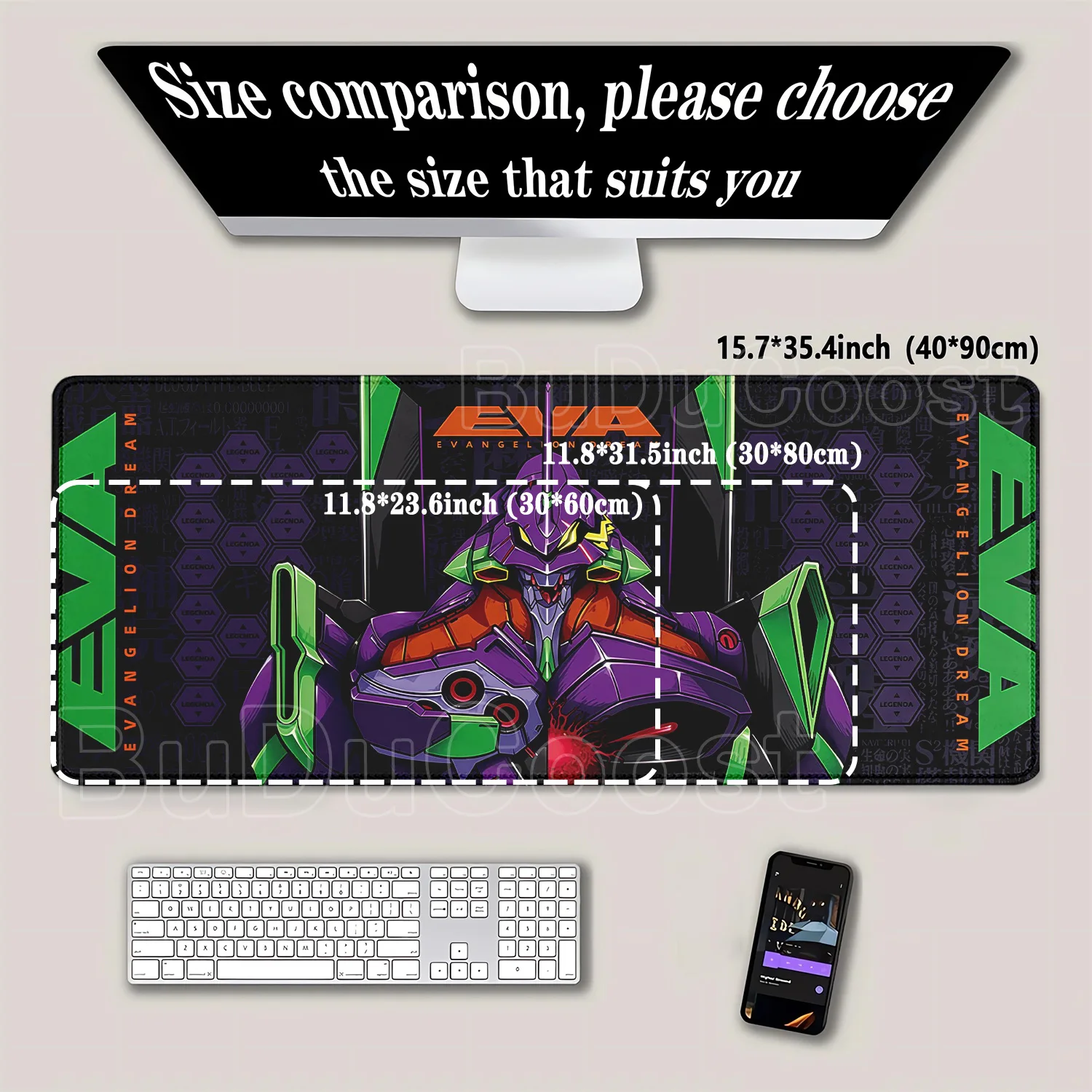 Alfombrilla de ratón Evangelio - Pc Gaming Evangelion reseña y precio