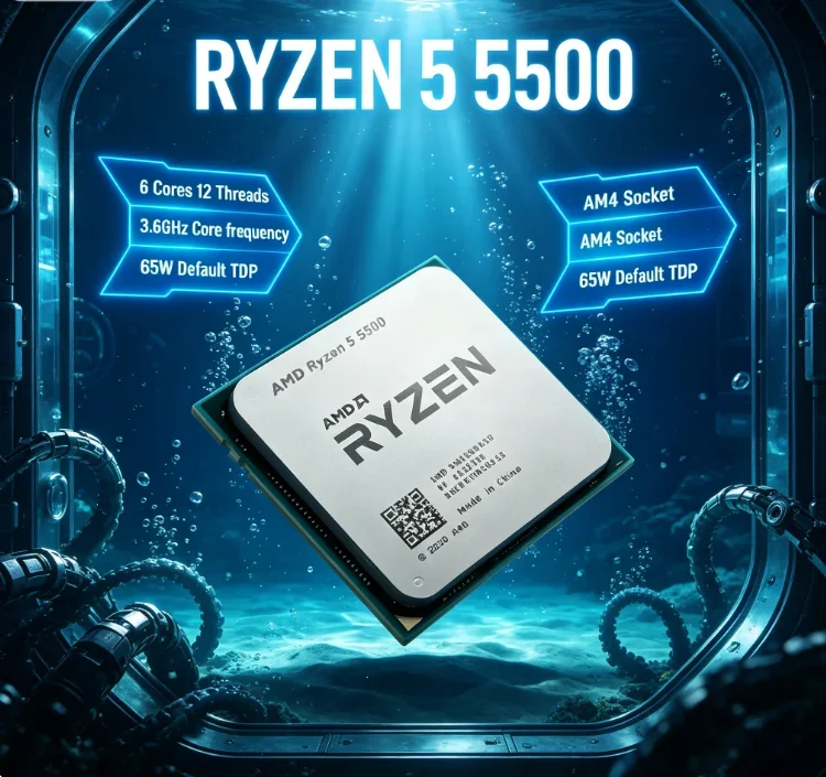 Procesador AMD Ryzen 5 5500 R5 - Pc Gaming Ryzen 5 reseña y precio