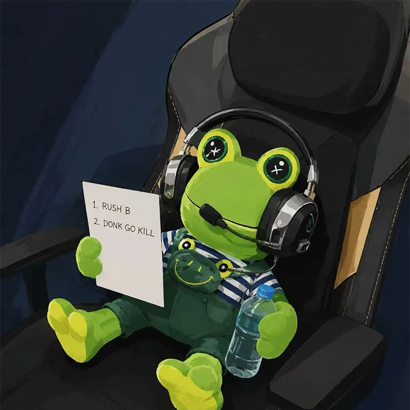 Jab Jabich Green Frog Plush Do - Pc Gaming Cs2 reseña y precio