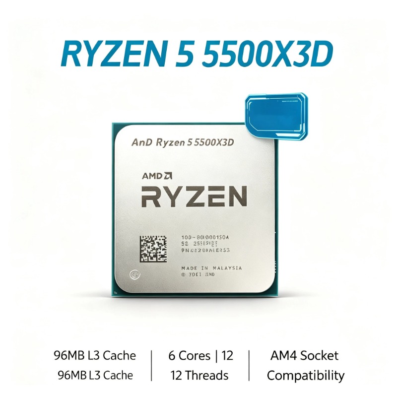Procesador AMD Ryzen 5 5500X3D - Pc Gaming Ryzen 5 reseña y precio