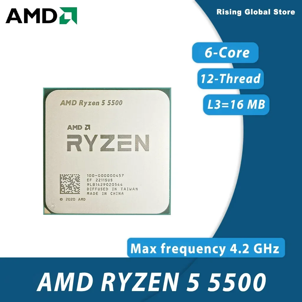 Procesador AMD Ryzen 5 5500 R5 - Pc Gaming Ryzen 5 reseña y precio