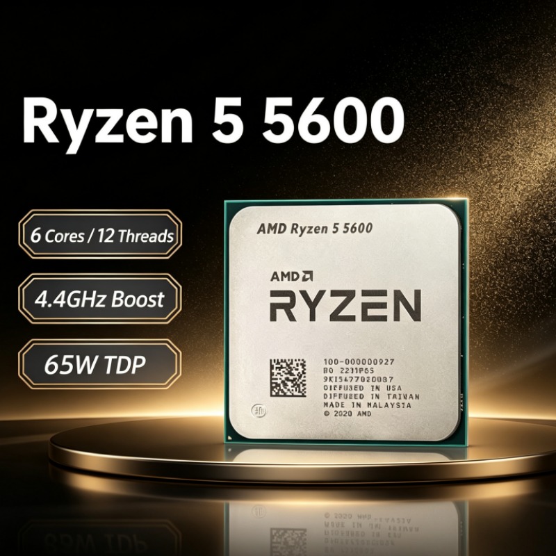 CPU Ryzen 5 5600 de 6 Núcleos  - Pc Gaming Ryzen 5 reseña y precio