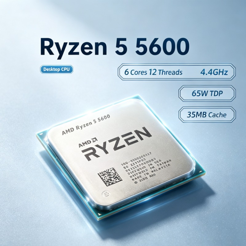 CPU Ryzen 5 5600 de 6 Núcleos  - Pc Gaming Ryzen 5 reseña y precio