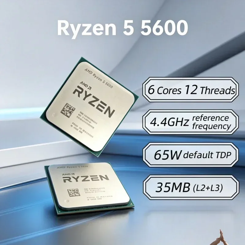 CPU Ryzen 5 5600 de 6 Núcleos  - Pc Gaming Entry reseña y precio