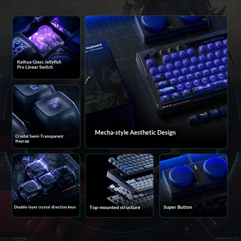 Teclado Mecánico Retro87 Tri-M - Pc Gaming Cs2 reseña y precio